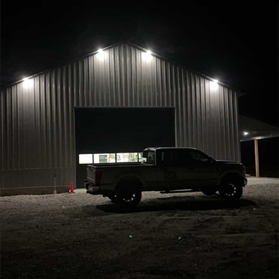 night barn square